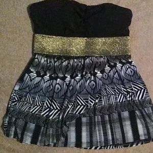 Charlotte Russe strapless top